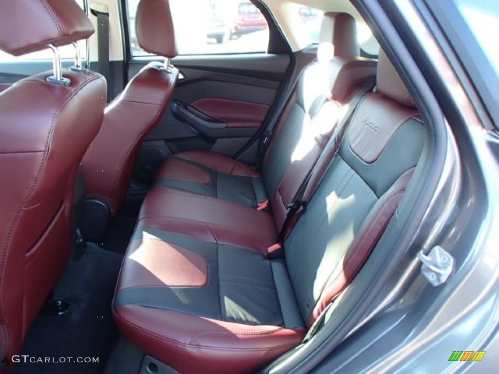 Tuscany Red Interior 2014 Ford Focus SE Hatchback Photo #84234893