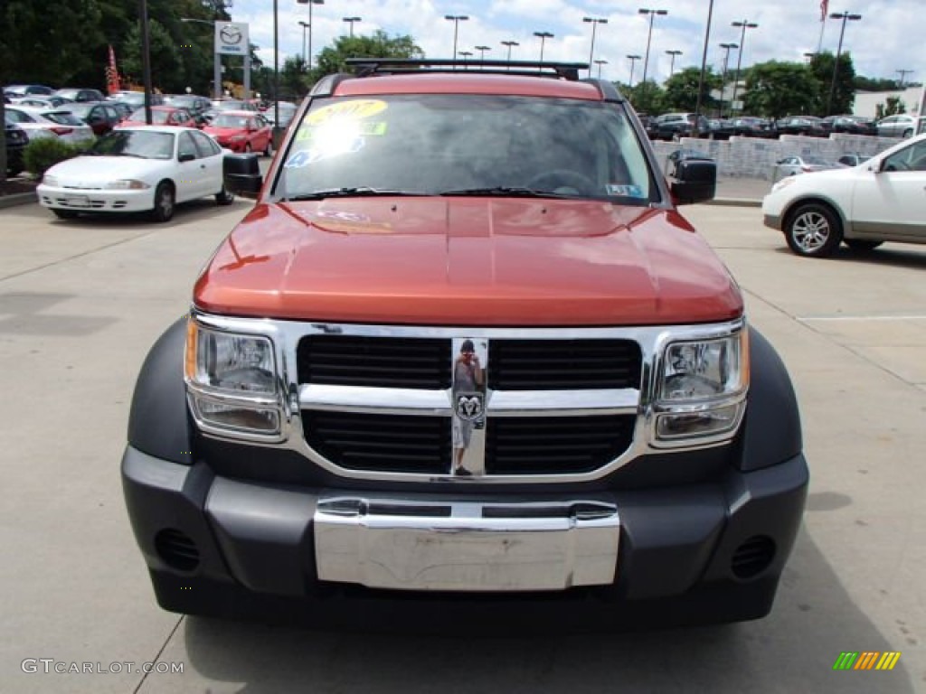 2007 Nitro SXT 4x4 - Sunburst Orange Pearl / Dark Slate Gray/Light Slate Gray photo #3