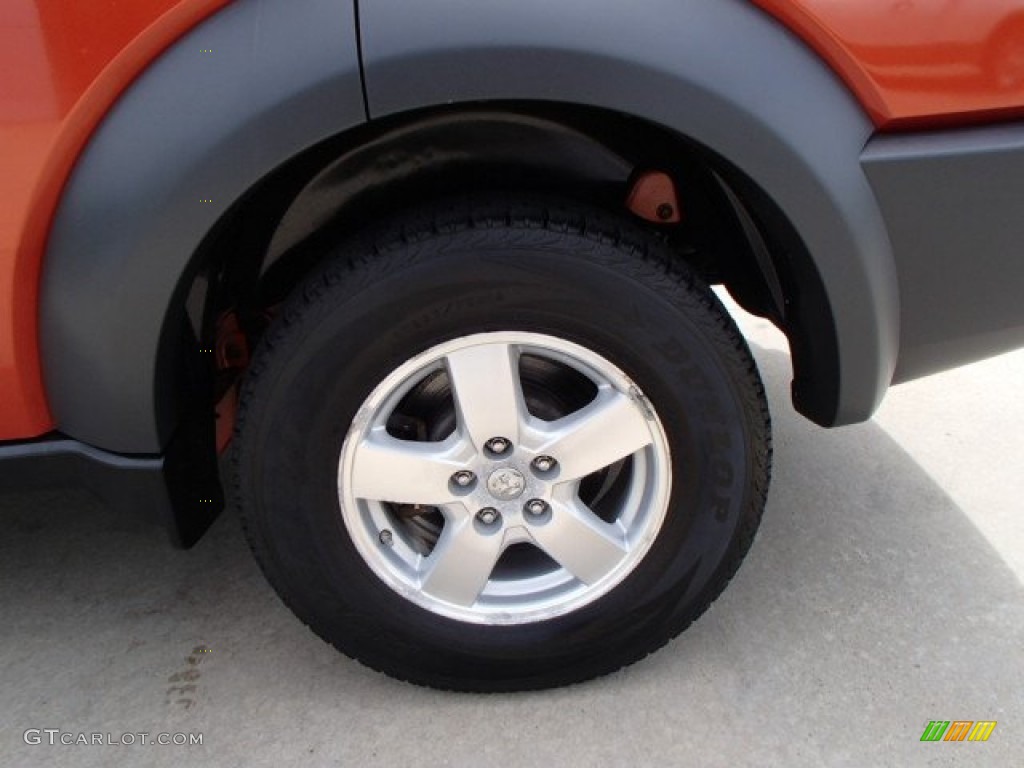 2007 Nitro SXT 4x4 - Sunburst Orange Pearl / Dark Slate Gray/Light Slate Gray photo #9