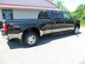 2008 Black Ford F350 Super Duty Lariat Crew Cab 4x4 Dually  photo #6