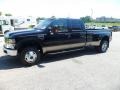 2008 Black Ford F350 Super Duty Lariat Crew Cab 4x4 Dually  photo #8