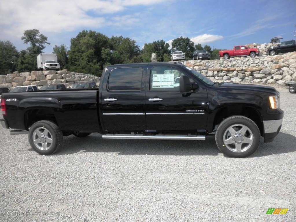 2014 Sierra 2500HD SLE Crew Cab 4x4 - Onyx Black / Ebony photo #1