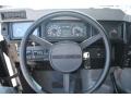 2003 Hummer H1 Cloud Gray Interior Steering Wheel Photo