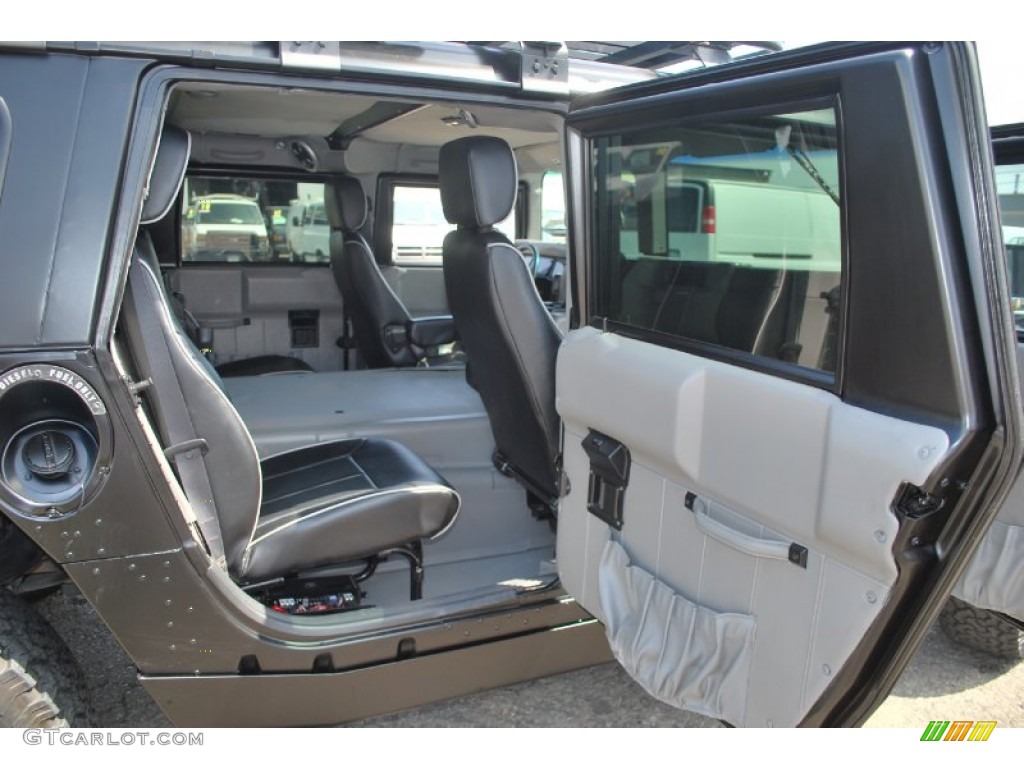 Cloud Gray Interior 2003 Hummer H1 Wagon Photo #84236486