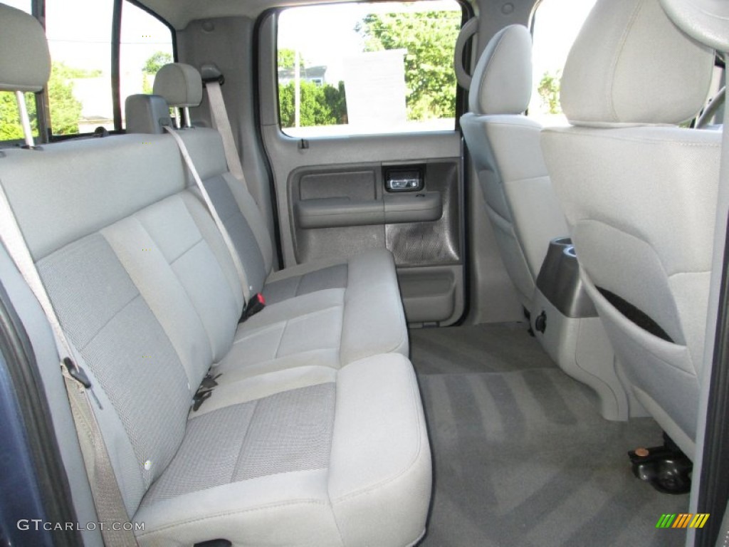 2005 F150 XLT SuperCrew 4x4 - Medium Wedgewood Blue Metallic / Medium Flint/Dark Flint Grey photo #18