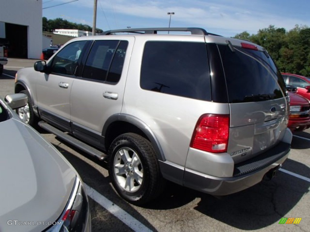 2003 Explorer XLT 4x4 - Silver Birch Metallic / Graphite Grey photo #4