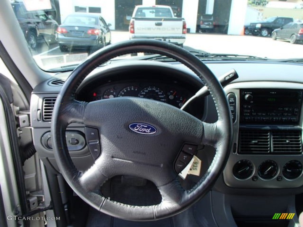 2003 Explorer XLT 4x4 - Silver Birch Metallic / Graphite Grey photo #13