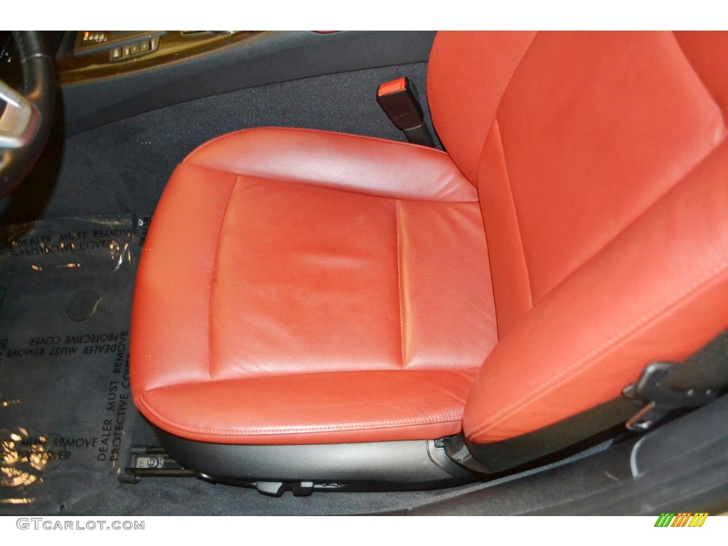 2011 Z4 sDrive30i Roadster - Alpine White / Coral Red photo #11
