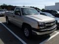 2006 Silver Birch Metallic Chevrolet Silverado 1500 Work Truck Regular Cab 4x4  photo #1