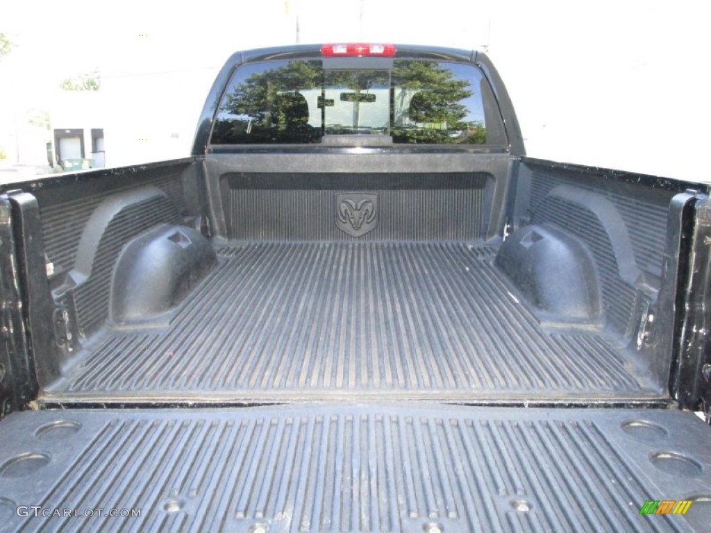 2002 Ram 1500 SLT Quad Cab 4x4 - Black / Dark Slate Gray photo #7