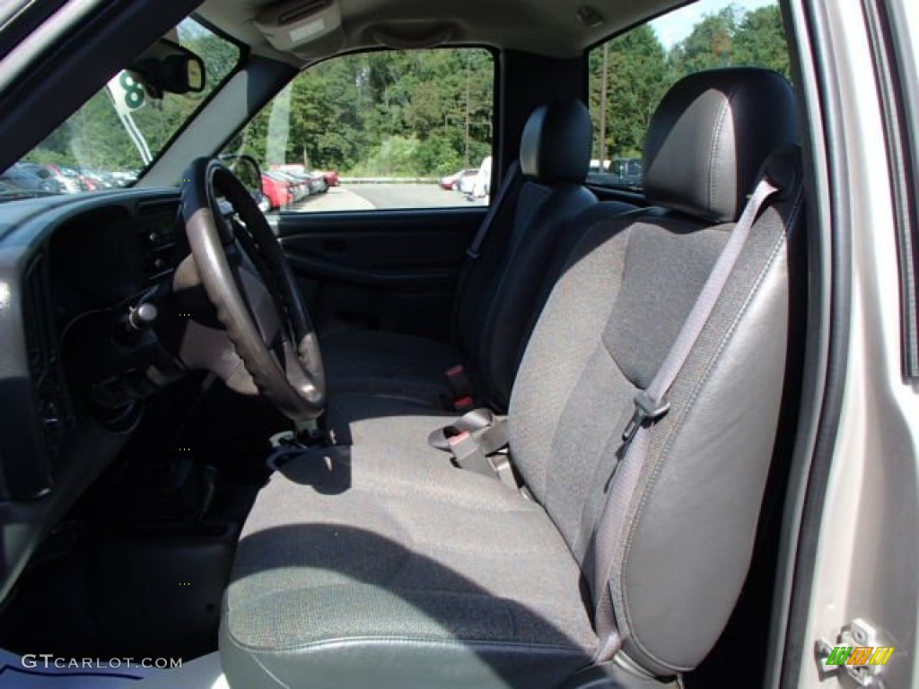 2006 Silverado 1500 Work Truck Regular Cab 4x4 - Silver Birch Metallic / Dark Charcoal photo #8