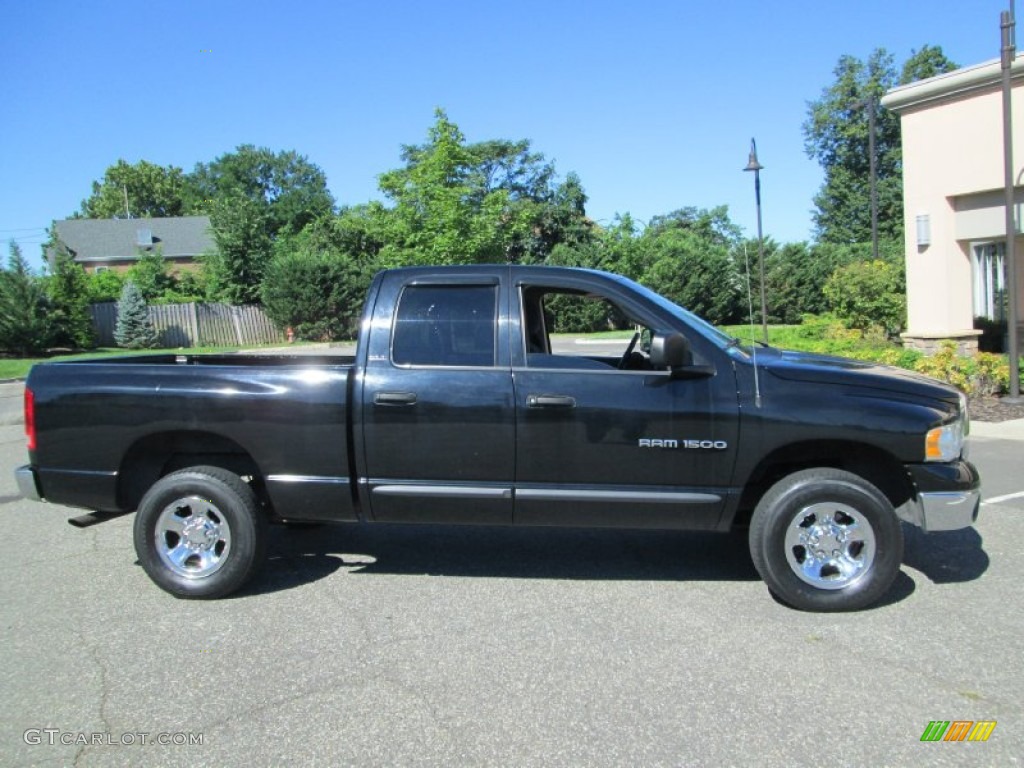 Black 2002 Dodge Ram 1500 SLT Quad Cab 4x4 Exterior Photo #84239039