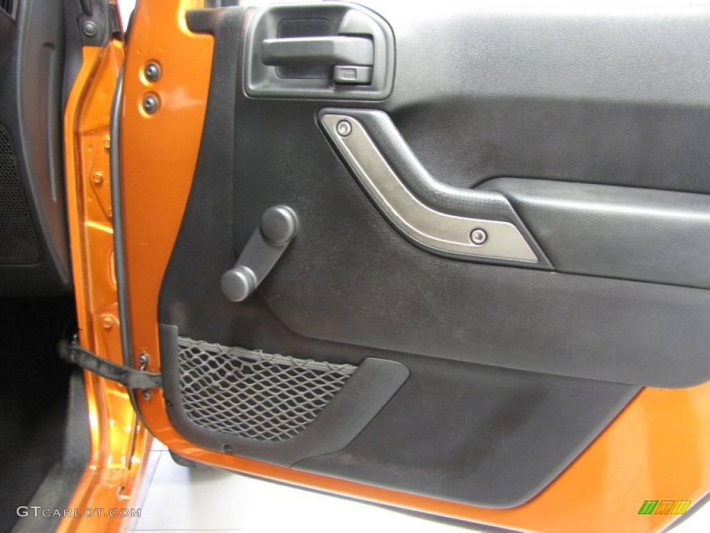 2011 Wrangler Sport 4x4 - Mango Tango Pearl / Black photo #10