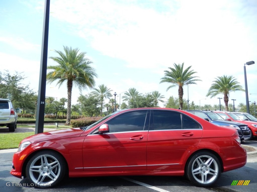 Mars Red 2008 Mercedes-Benz C 300 Sport Exterior Photo #84239453