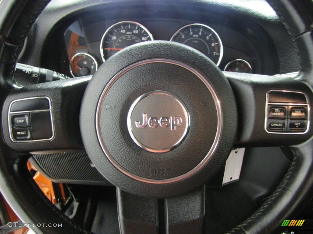 2011 Wrangler Sport 4x4 - Mango Tango Pearl / Black photo #11