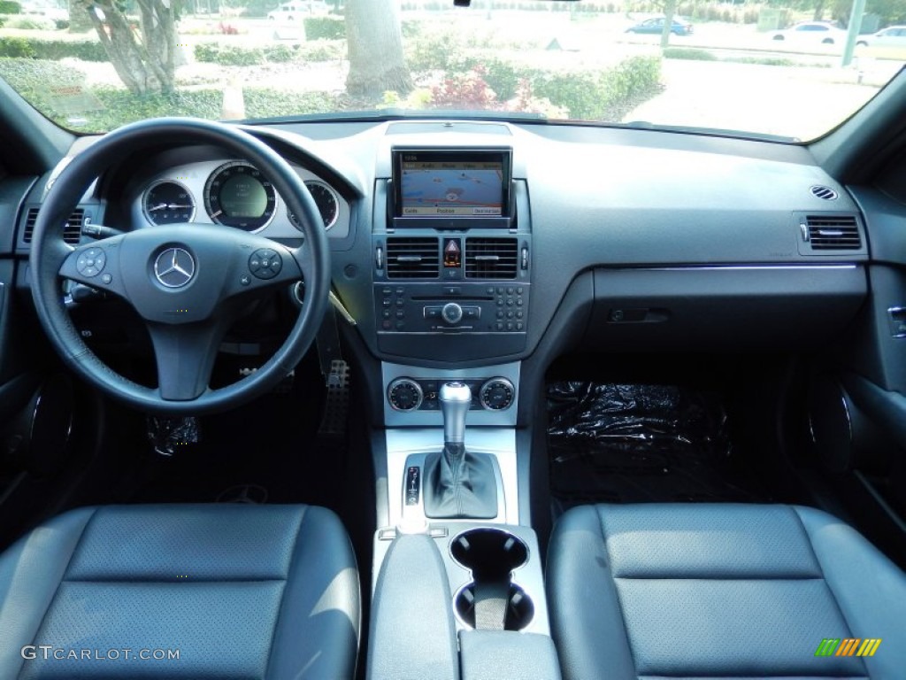 2008 Mercedes-Benz C 300 Sport Black Dashboard Photo #84239810