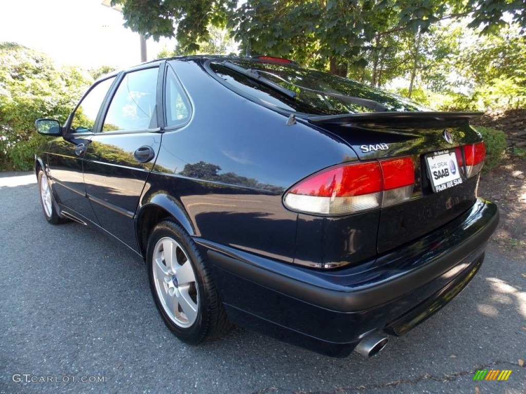 2002 9-3 SE Sedan - Midnight Blue Metallic / Charcoal Gray photo #3