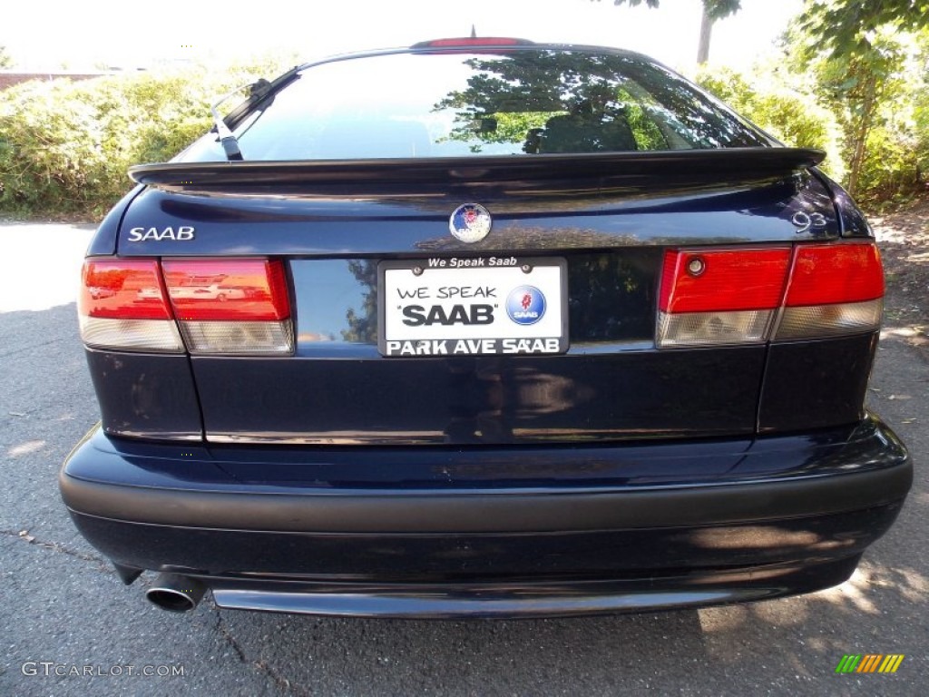 2002 9-3 SE Sedan - Midnight Blue Metallic / Charcoal Gray photo #4