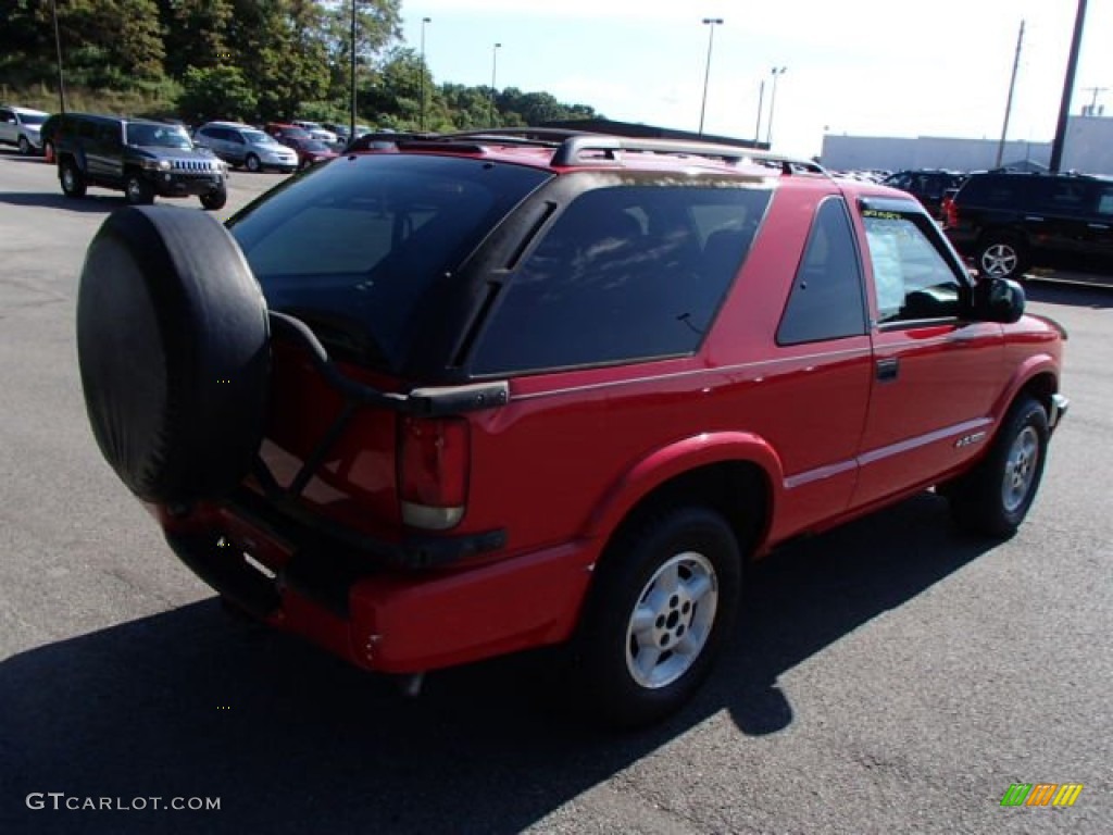 2000 Blazer LS 4x4 - Victory Red / Graphite Gray photo #6