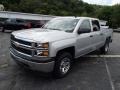 Silver Ice Metallic - Silverado 1500 WT Crew Cab 4x4 Photo No. 4