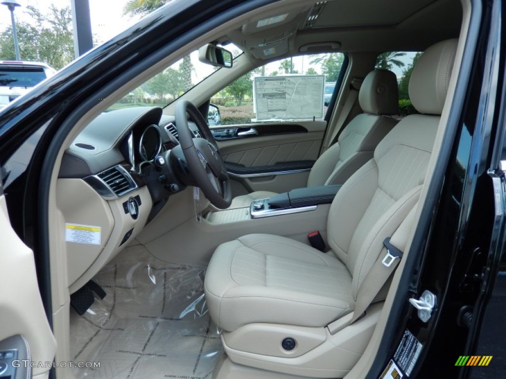 Almond Beige Interior 2014 Mercedes-Benz GL 450 4Matic Photo #84240902