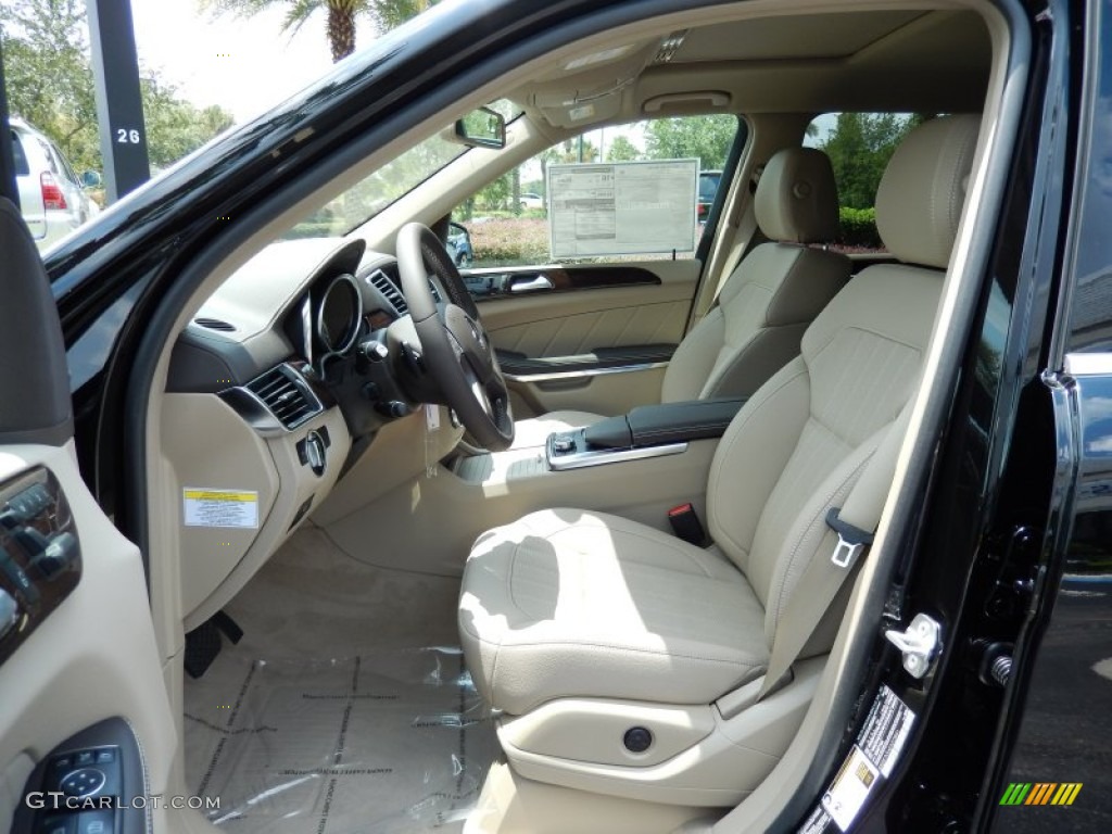 Almond Beige Interior 2014 Mercedes-Benz GL 450 4Matic Photo #84241332