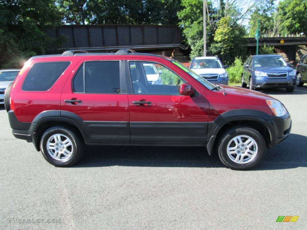 2002 CR-V EX 4WD - Chianti Red Pearl / Saddle photo #5