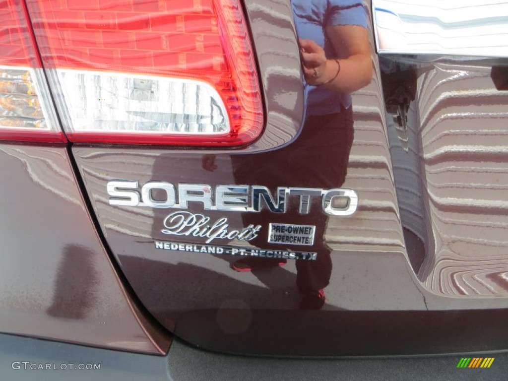 2011 Sorento EX V6 - Dark Cherry / Beige photo #21