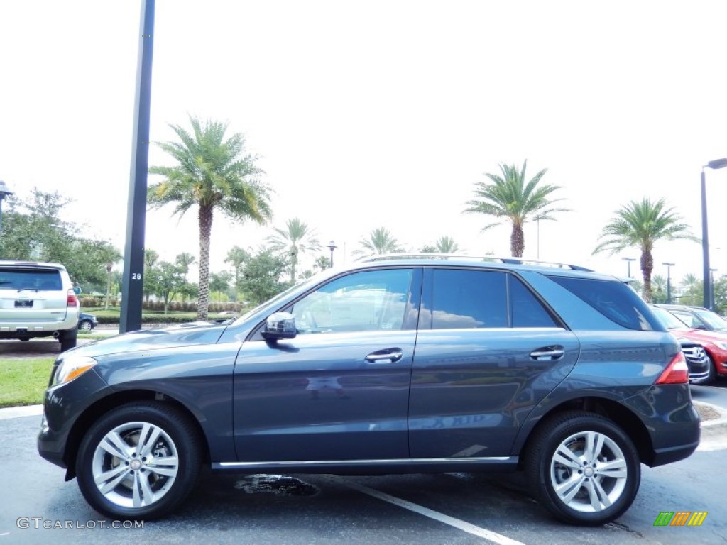 Steel Grey Metallic 2014 Mercedes-Benz ML 350 Exterior Photo #84242506