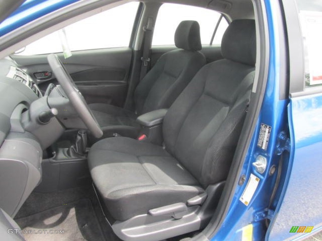 2009 Yaris Sedan - Blue Streak Metallic / Dark Charcoal photo #11