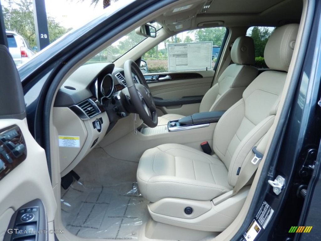 Almond Beige Interior 2014 Mercedes-Benz ML 350 Photo #84242606