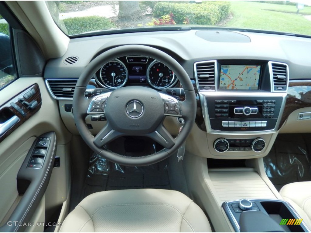2014 Mercedes-Benz ML 350 Almond Beige Dashboard Photo #84242675