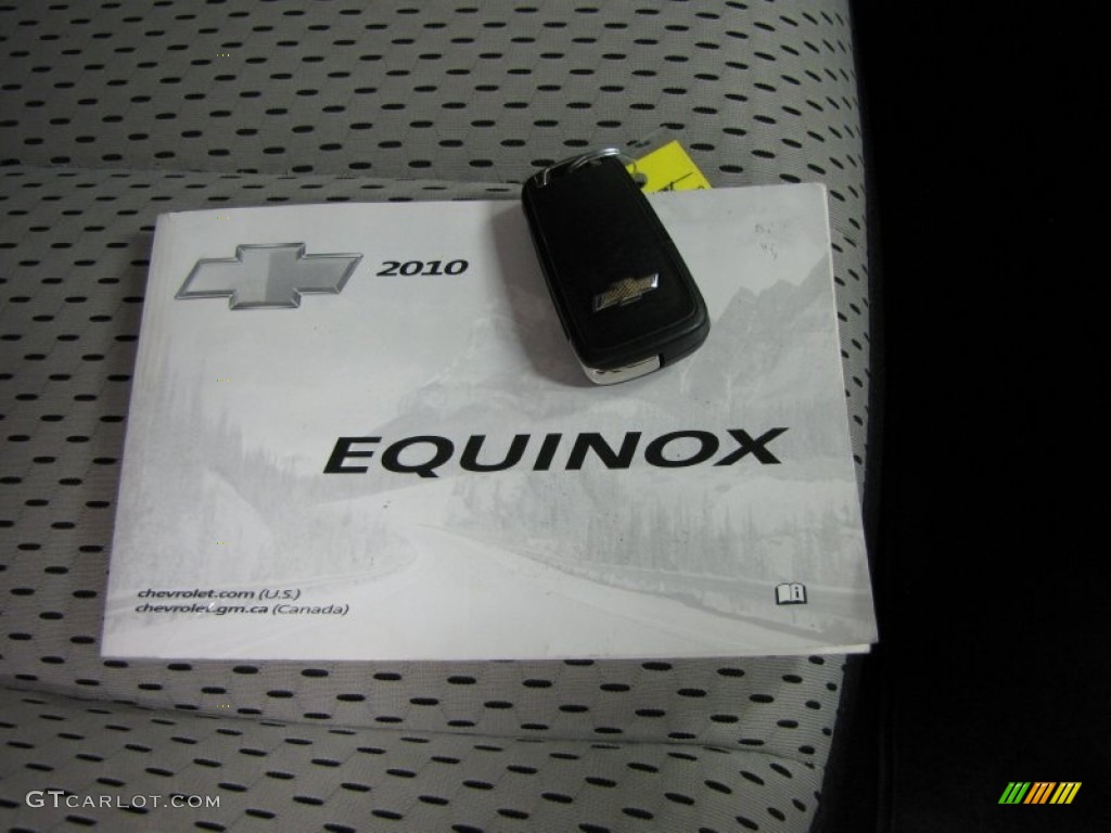 2010 Equinox LS AWD - Navy Blue Metallic / Jet Black/Light Titanium photo #21
