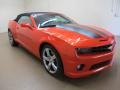 Inferno Orange Metallic 2012 Chevrolet Camaro SS/RS Convertible