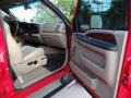 2005 Red Clearcoat Ford F250 Super Duty Lariat Crew Cab 4x4  photo #12