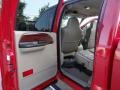 2005 Red Clearcoat Ford F250 Super Duty Lariat Crew Cab 4x4  photo #14