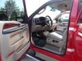 2005 Red Clearcoat Ford F250 Super Duty Lariat Crew Cab 4x4  photo #15