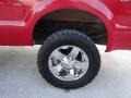 2005 Red Clearcoat Ford F250 Super Duty Lariat Crew Cab 4x4  photo #17