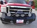 2005 Red Clearcoat Ford F250 Super Duty Lariat Crew Cab 4x4  photo #19