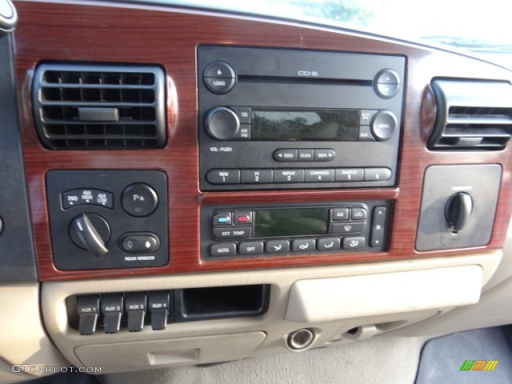 2005 F250 Super Duty Lariat Crew Cab 4x4 - Red Clearcoat / Tan photo #24