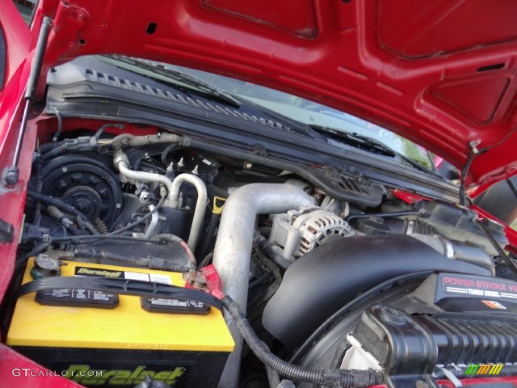 2005 F250 Super Duty Lariat Crew Cab 4x4 - Red Clearcoat / Tan photo #32
