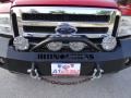 2005 Red Clearcoat Ford F250 Super Duty Lariat Crew Cab 4x4  photo #34