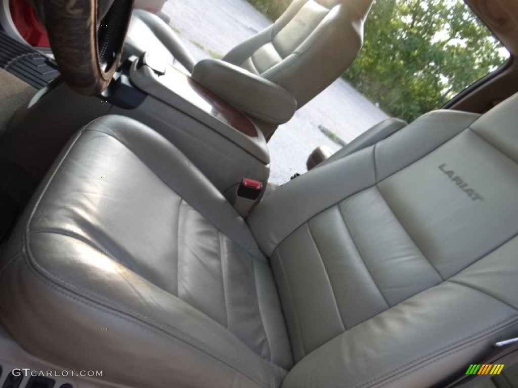 2005 F250 Super Duty Lariat Crew Cab 4x4 - Red Clearcoat / Tan photo #36