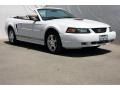 2002 Oxford White Ford Mustang V6 Convertible  photo #1