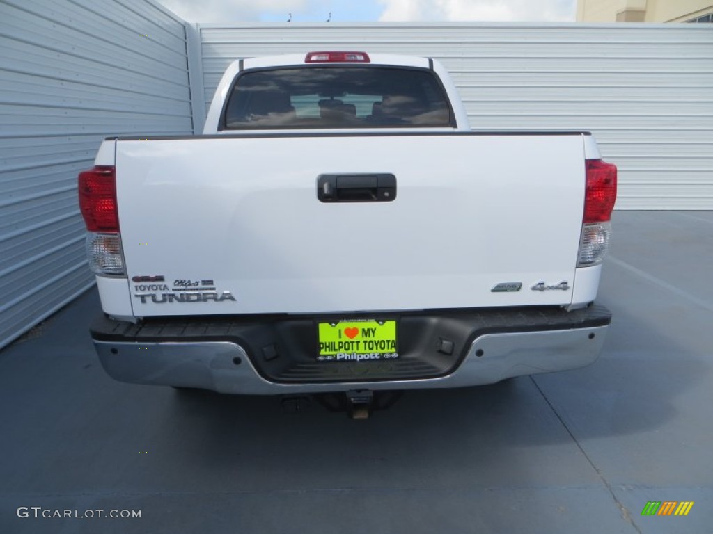 2012 Tundra Limited CrewMax 4x4 - Super White / Red Rock photo #5