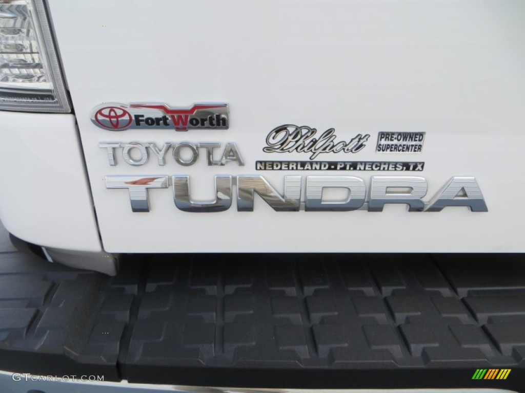 2012 Tundra Limited CrewMax 4x4 - Super White / Red Rock photo #20