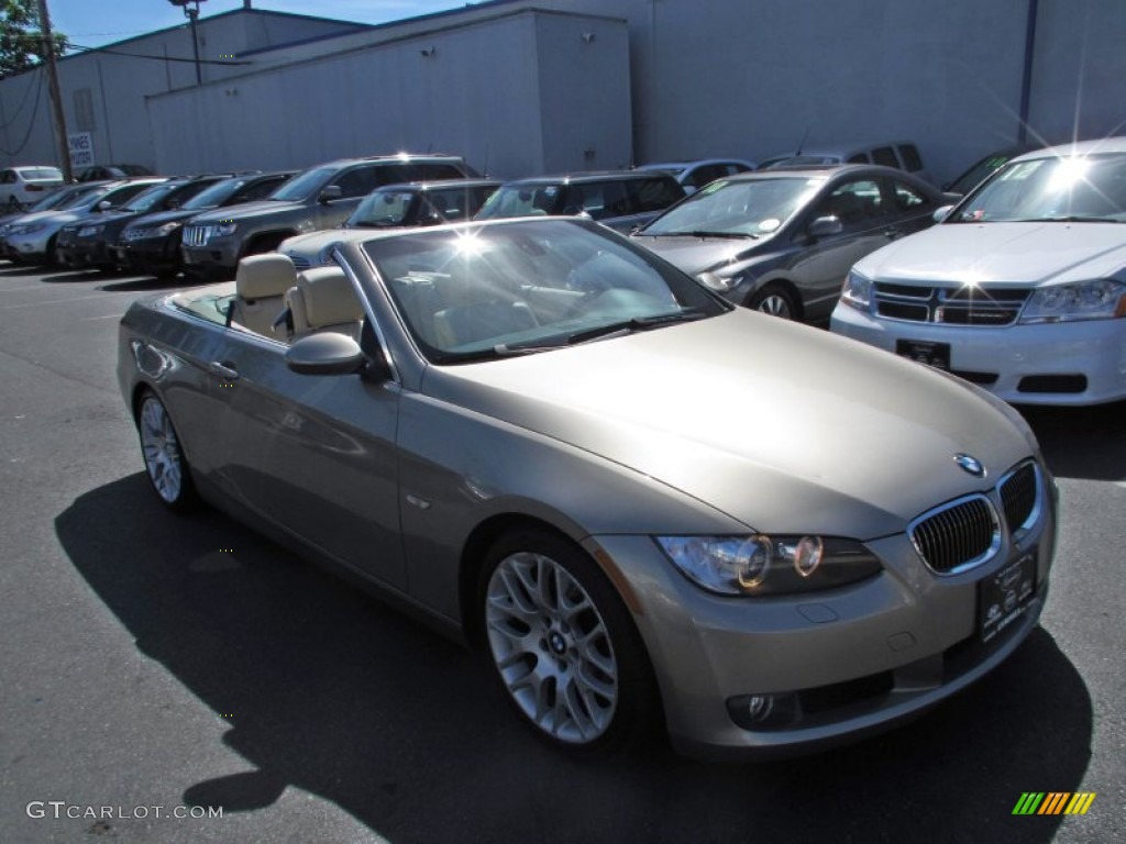 2007 3 Series 328i Convertible - Platinum Bronze Metallic / Cream Beige photo #2