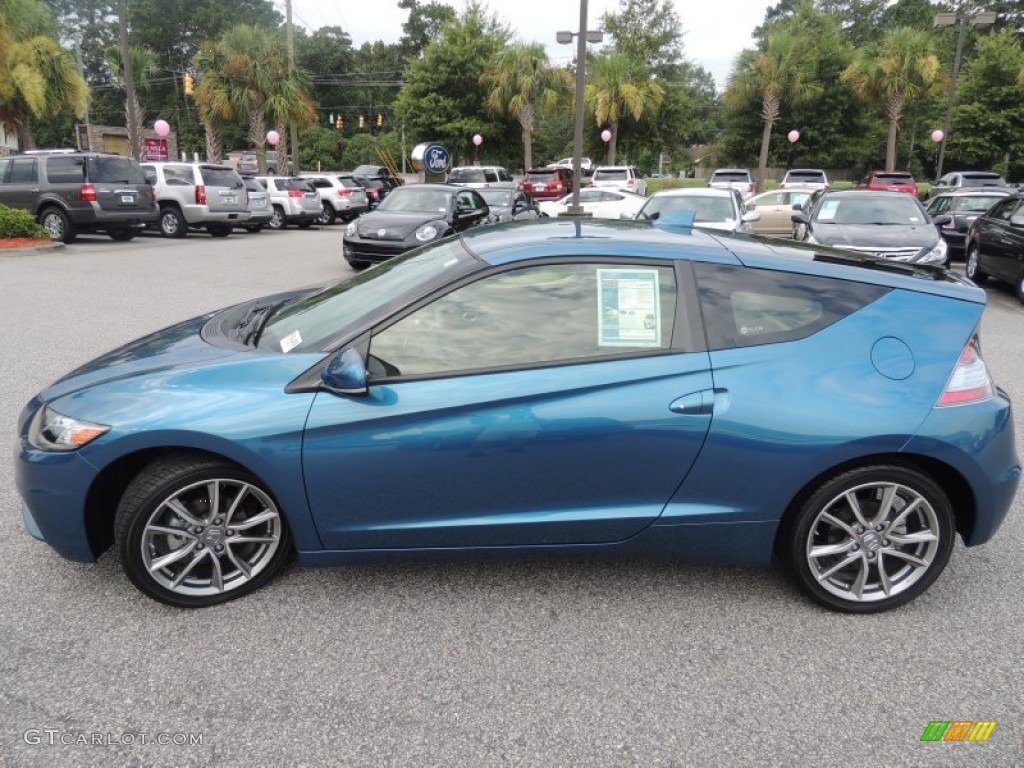 2013 CR-Z Sport Hybrid - North Shore Blue Pearl / Black photo #1