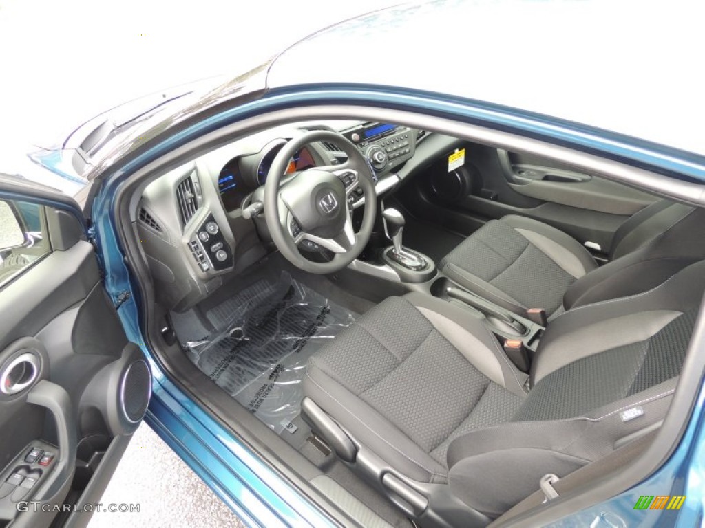 Black Interior 2013 Honda CR-Z Sport Hybrid Photo #84247433