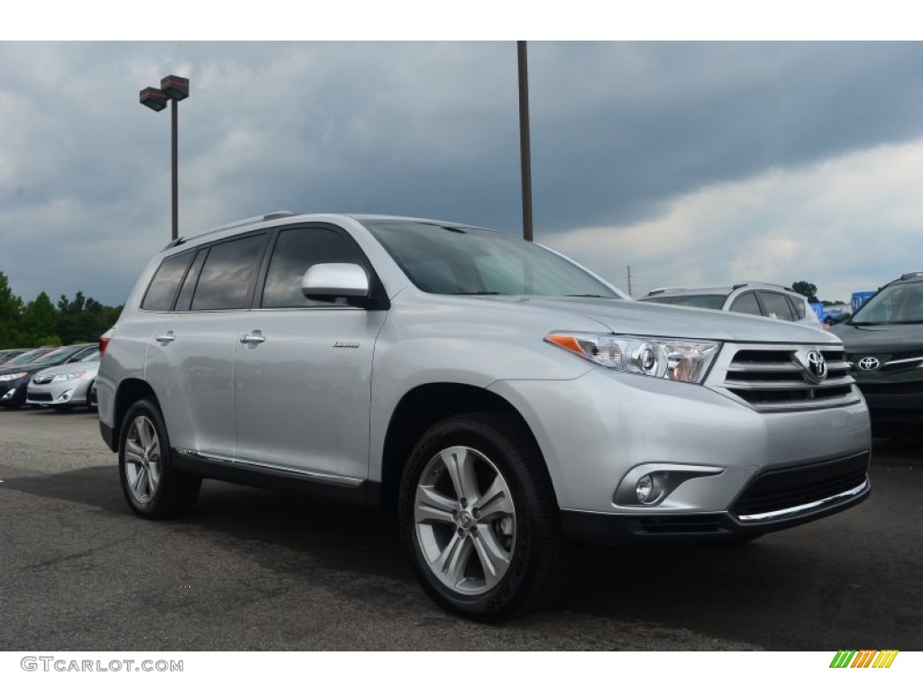 2013 Highlander Limited 4WD - Classic Silver Metallic / Ash photo #3